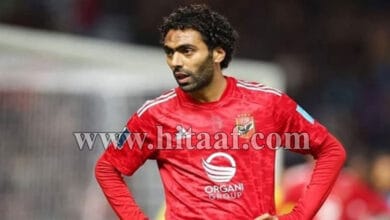 حسين الشحات أثناء مشاركته مع الأهلي في كأس العالم للأندية وسط تقارير عن عرض إماراتي